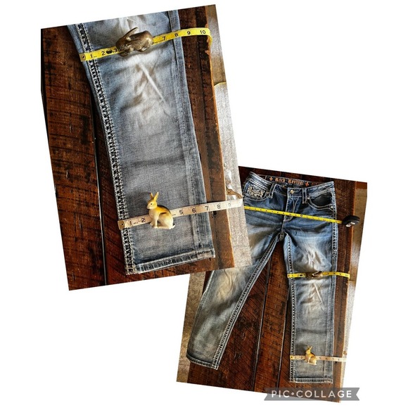 Rock Revival Buckle Audrina Mid-Rise Curvy Capri Size 27 - Picture 6 of 16